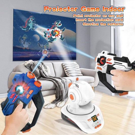 🎮 Laser Tag Blasters with Digital Score Display & Auto-Moving Targets