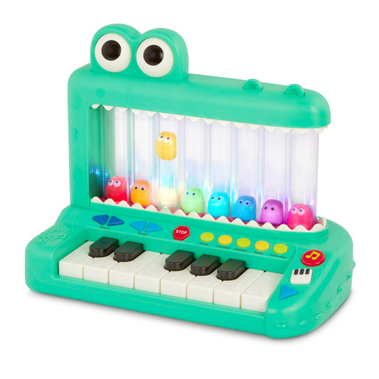 🎹 Toddler Piano Toy – Lights, Songs & Pop-Up Crocs 🐊
